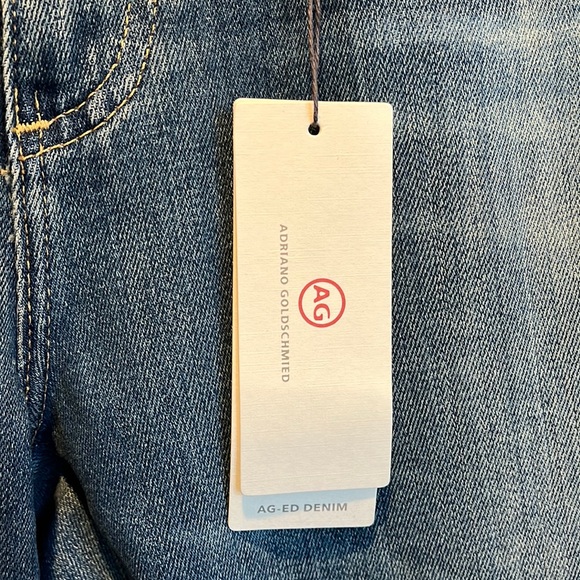 AG Goldschmied Dark Wash Mid Rise The Angel Flair Jeans 29 - Picture 2 of 15